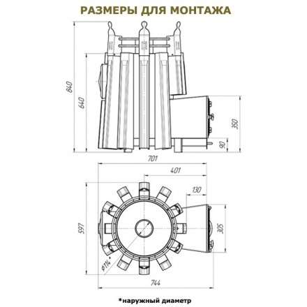 Печь для бани Добросталь Екатерина Великая в Бобруйске