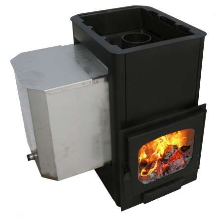 Печь для бани Варвара Мини навесн. пан. дверь укор. топка купить в Бобруйске