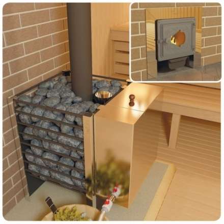 Печь для бани Добросталь Жара-люкс 20 чугунная дверка в Бобруйске