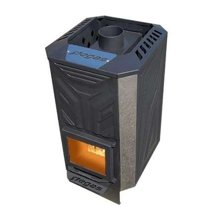 Банная печь Пегас 26 эконом короткая топка со стеклом конвекция амазонка бай фото в Бобруйске