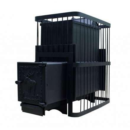 Печь банная ComfortProm РЕТРО СТАЛЬ 8 мм закр. каменка 20 м3 купить в Бобруйске