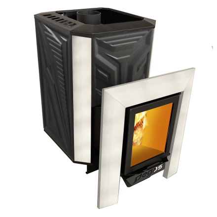 Банная печь Пегас 16 со стеклом конвекция фото в Бобруйске