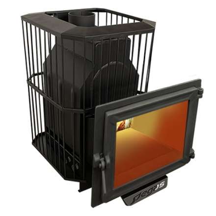 Банная печь Пегас 16 панорама сетка фото в Бобруйске