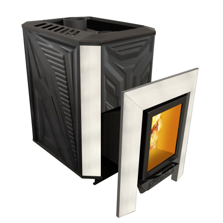 Банная печь Пегас 26 со стеклом конвекция фото в Бобруйске