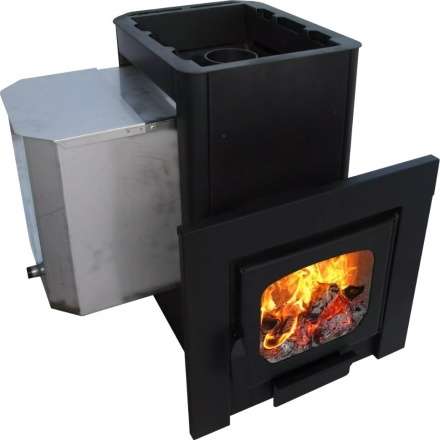 Печь для бани Варвара Мини  навесная панор. дверь купить в Бобруйске