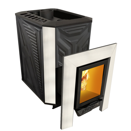 Банная печь Пегас 26 нерж со стеклом конвекция амазонка бай фото в Бобруйске