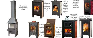 Стальная печь-камин со стеклом Бавария Эко угловая с плитой одна конфорка фото купить в Бобруйске в Бобруйске