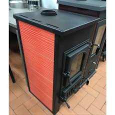 Купить Печь-камин Везувий ПК-01 (270) красная 9 кВт в Бобруйске в Бобруйске