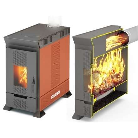 Отопительная печь Теплодар Матрица 200 в Бобруйске