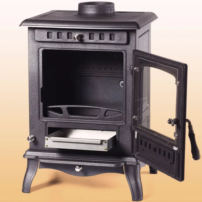 Печь-камин чугунный FireWay Erik в интерьере чёрный Амазонка бай фото в Бобруйске