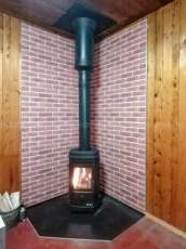 Купить недорогой камин с большим стеклом EVEREST F7 в Бобруйске в Бобруйске