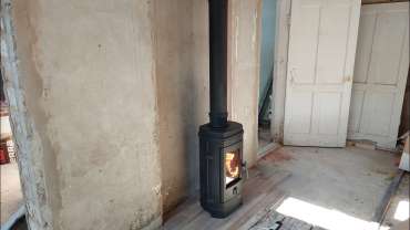 Купить недорогой камин с большим стеклом EVEREST F7 в Бобруйске в Бобруйске