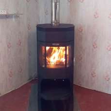 Недорогой камин с отделкой шамотом Сибирь 12 фото в интерьере в Бобруйске