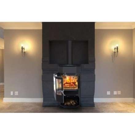 Стальная печь-камин Сибирь 8 фото в Бобруйске