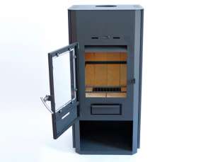 Недорогой камин с дровницей Сибирь 8 фото в Бобруйске