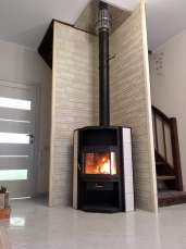 Купить стальной недорогой камин с шамотом Мета-Бел Амур в Бобруйске фото в Бобруйске