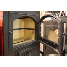 Купить Печь-камин Везувий ПК-01 (205) с плитой и т/о красн.12 кВт в Бобруйске в Бобруйске