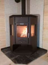 Отопительная печь-камин Сибирь 15 фото в интерьере в Бобруйске