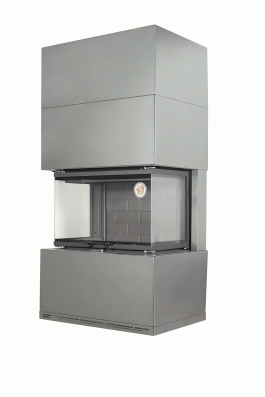 Камин Родос 800 ГРАФИТ шамот черный в Бобруйске