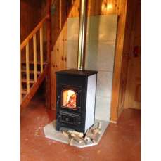 купить Печь-камин Везувий ПК-01 (270) c плитой бежевая 9 кВт в Бобруйске в Бобруйске