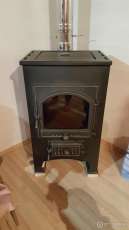 купить Печь-камин Везувий ПК-01 (270) c плитой бежевая 9 кВт в Бобруйске в Бобруйске