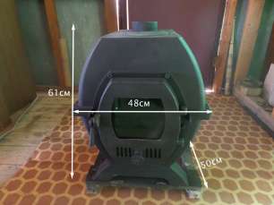 Купить Печь отопительная чугунная Везувий Триумф 180 с т/о в Бобруйске в Бобруйске