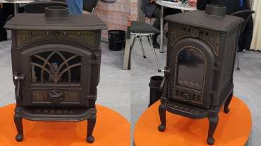 Недорогой камин Сибирь 7 чугунная фото в интерьере в Бобруйске