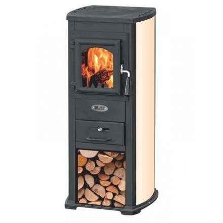 Печь-камин Blist Ekonomik Lux N чугунная дверца серый фото в Бобруйске