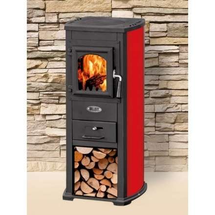 Печь-камин Blist Ekonomik Lux N чугунная дверца серый фото в Бобруйске