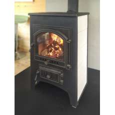 Купить Печь-камин Везувий ПК-01 (205) c плитой бежевая 12 кВт в Бобруйске в Бобруйске