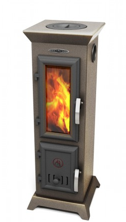 Отопительная печь Термофор Статика Тетра Мини, чёрная бронза Амазонка бай фото в Бобруйске
