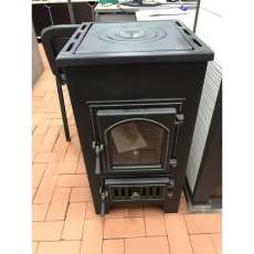 Купить Печь-камин Везувий ПК-01 (270) с плитой и т/о бежевая 9 кВт в Бобруйске в Бобруйске