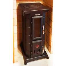 Недорогая стальная печь Термофор Статика Тетра, чёрная бронза фото в Бобруйске