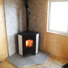 Купить Печь-камин Везувий ПК-01 (220) угловой талькохлорит 9 кВт в Бобруйске в Бобруйске