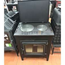 купить Печь-камин Везувий ПК-04 (240) с плитой беж 12 кВт в Бобруйске в Бобруйске