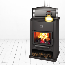 Недорогой камин с дровницей Теплодар ОВ-120 (прямой) фото в Бобруйске