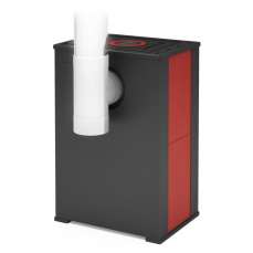 Стальной камин со стеклом Теплодар Твист фото в Бобруйске