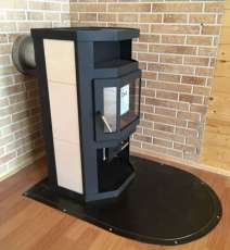 Купить недорогой камин с шамотом Мета-Бел Ока с плитой в Бобруйске фото  в Бобруйске