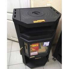 Купить недорогой камин с большим стеклом Мета-Бел Ока с плитой в Бобруйске фото в Бобруйске