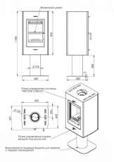 Купить стальной камин с шамотом Мета-Бел Рона в Бобруйске фото в Бобруйске