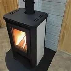 Купить стальной недорогой камин с шамотом Мета-Бел АОТ 7.0 Ритм в Бобруйске фото в Бобруйске