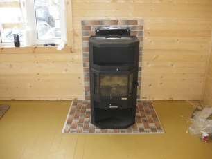 Купить большой камин с шамотом Мета-Бел Ангара-Аква в Бобруйске фото в Бобруйске