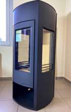 Купить стальной камин со стеклом Мета-Бел Неман в Бобруйске фото в Бобруйске