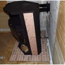 Купить стальной камин с теплообменником Мета-Бел АОТВ 9.0-03 Печора-Аква в Бобруйске фото в Бобруйске