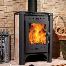 Недорогой камин со стеклом Бавария фото в Бобруйске