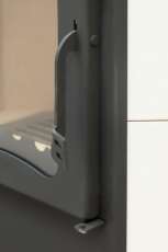 Стальной камин Бавария угловая Амазонка бай фото в Бобруйске