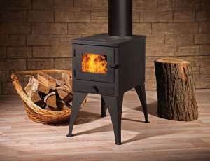 Небольшая печь-мангал с плитой Кельн-Турбо фото в интерьере в Бобруйске