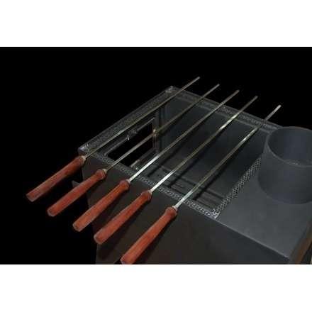 Небольшая печь-мангал с плитой Кельн-Турбо фото в Бобруйске