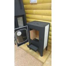 Печь-камин БАВАРИЯ ЭКО с плитой одна конфорка фото в Бобруйске