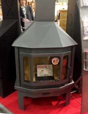 Новый камин Мюнхен угловой графит фото в живую в Бобруйске